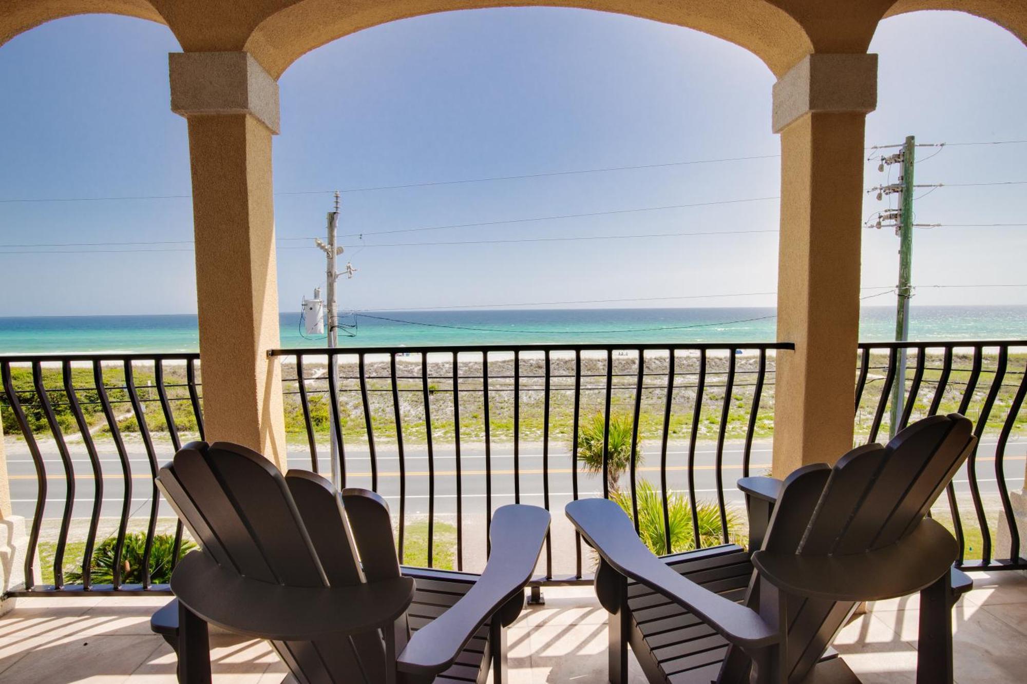 2 Gulf View Balconies! 3 Story Townhome With 4 Bedrooms, 4 Bathrooms! Sleeps12 パナマシティービーチ エクステリア 写真